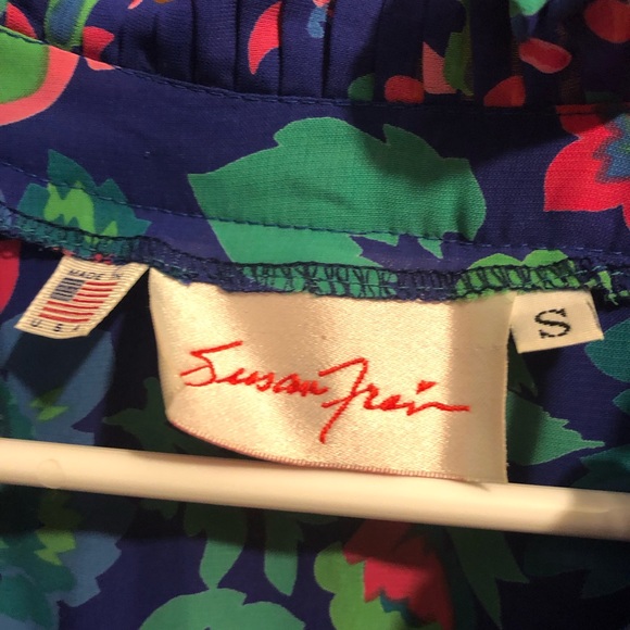 Susan Freis 1980s Ruffled Dress-  735 $150 or $125 w/offer - Picture 7 of 7